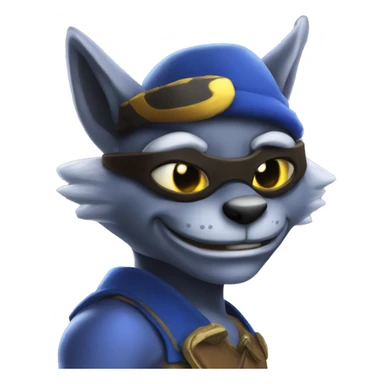 sly cooper but freaky sticker