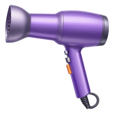 soft purple Dyson hair dryer sticker