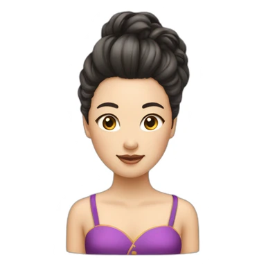 Chinois cheveux mal coiffé sticker