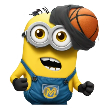 minions basketball milwaukee sticker