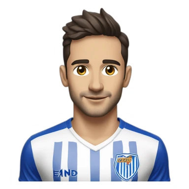 Lucas Pérez con la camiseta del Depor sticker