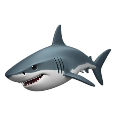 shark thinks sticker
