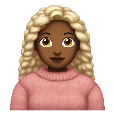 Girl with a sweater over her shoulders sticker