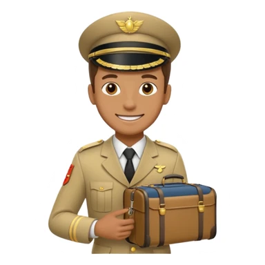 bellboy luggage car sticker