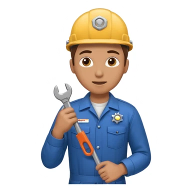 create a person emoji of Barcengine is the superpower name The engine that keeps everything moving sticker
