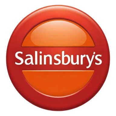 Sainburys logo sticker