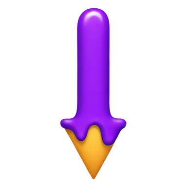 purple exclamation point sticker