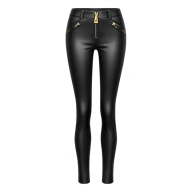 black zipper trousers sticker