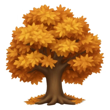 Autumn tree sticker