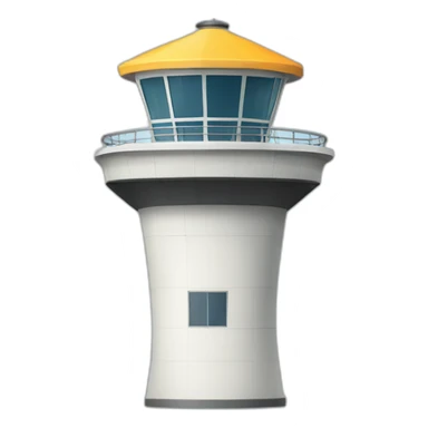 airport control tower sticker