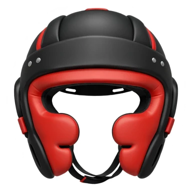 MMA headgear object icon, protective sparring helmet, padded texture, 3D cartoon, mobile game icon style, centered, clean background, no text, no watermark
 sticker