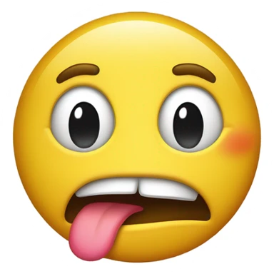 Smacking emoji  sticker