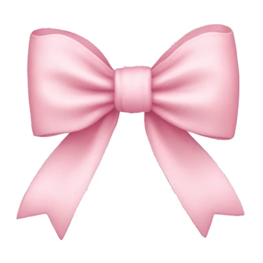 light pink bow on light pink bow sticker