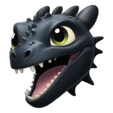 Toothless-from-How-to-train-your-dragon sticker