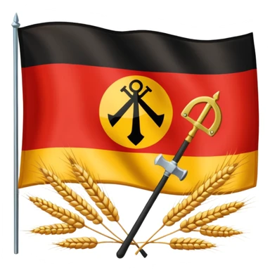 Flag of East Germany sticker