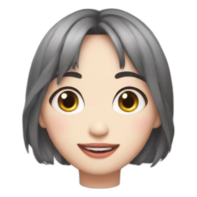 Momo de twice con estrés  sticker