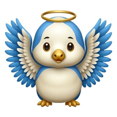 un animal ange de mongolie sticker