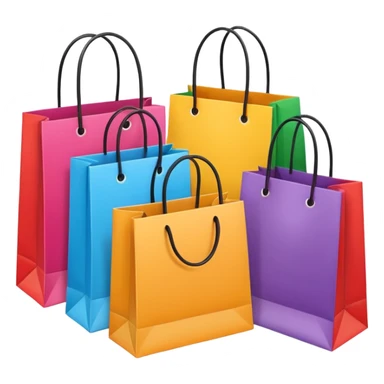 sacs de courses sticker