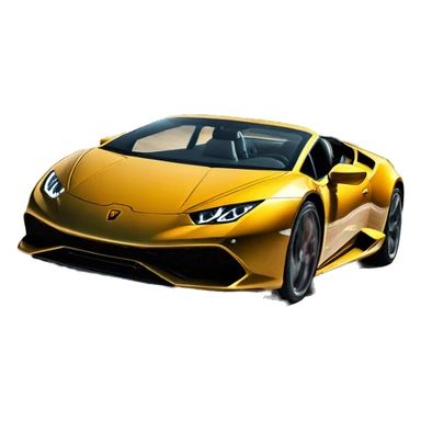 Lamborghini huracán runnig  sticker