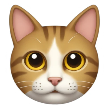 Gato con sueño  sticker