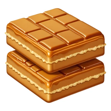 Salted caramel butter crunch bar sticker