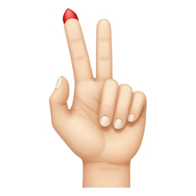 Loser hand l emoji sticker