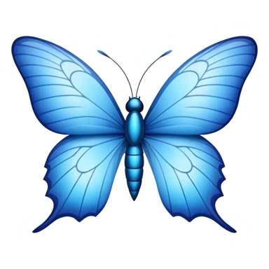 Mariposa azul  sticker