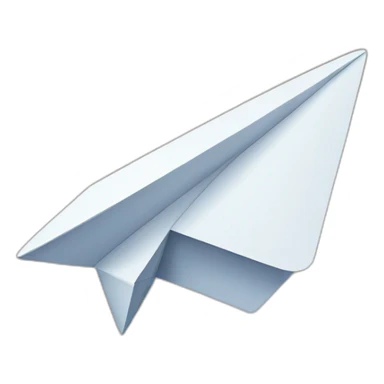 Flying Paper Airplane Icon sticker