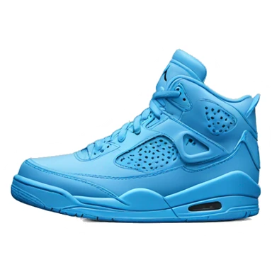 Blue nike Jordans sticker