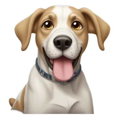 perro con un lacito sticker