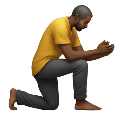 Man praying to god wishnu sticker