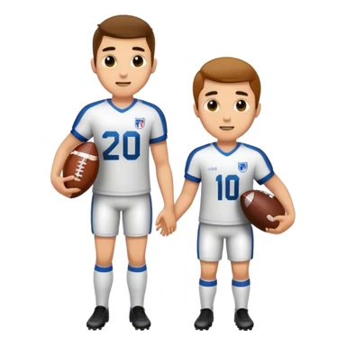 boyfriends and football sticker