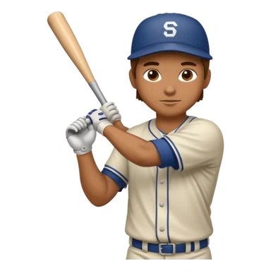 dos basebeall playr a golpes sticker