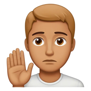 Man saying sorry sticker