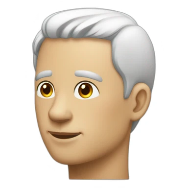 homme qui leve le bras gauche de profil sticker