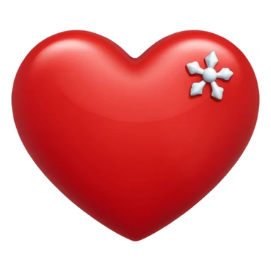 corazon navideño sticker