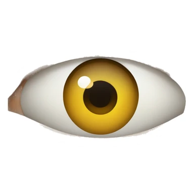 wide eyes with drool sticker