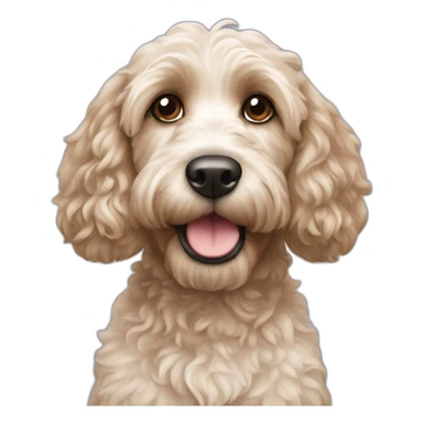 A cockapoo sticker