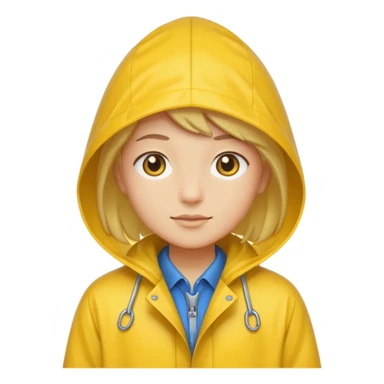 Raincoat Pedestrian sticker