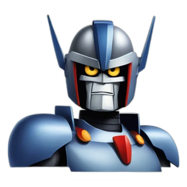Mazinger z con la cara de Sergio Dalma sticker