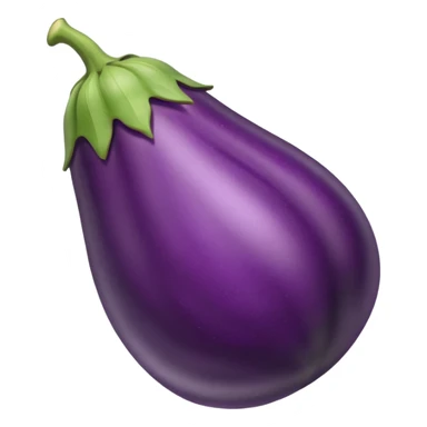 eggplant with signet ring around it sticker