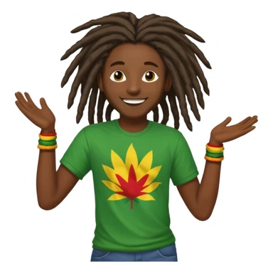 reggae danse sticker