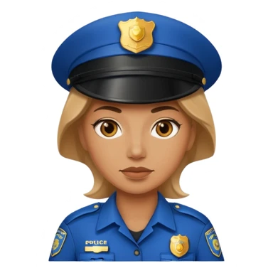 Police woman  sticker