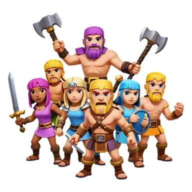 Clash of clans game sticker