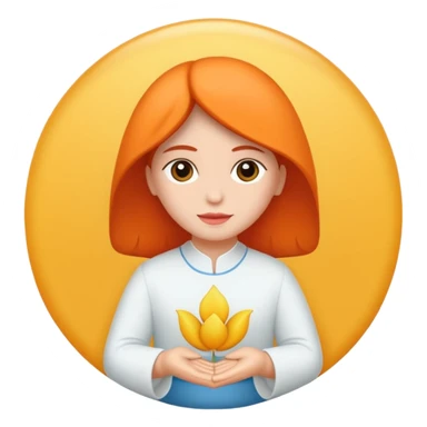 Quiero un emoji de la paz con una paloma blanca y un círculo sticker