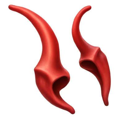 red devil horn sticker