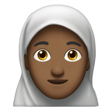 A man with hijab  sticker