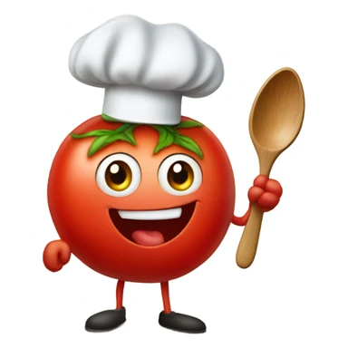 Happy tomato chef  sticker