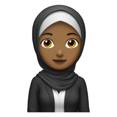 hijab teacher simple sticker
