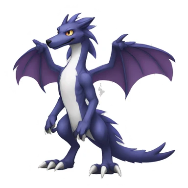 Lombax-Sergal-Vernid-Fakemon full body sticker